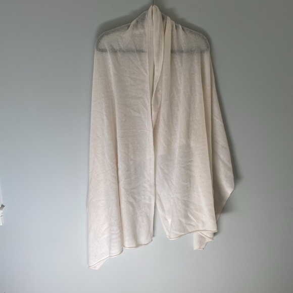 J. Crew Cashmere Cream Wrap - Picture 3 of 5